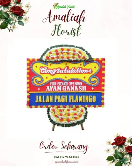 Sewa Papan Bunga Keusik